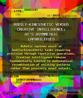 Bodily-Kinesthetic versus Creative Intelligence: AI's Asymmetric Capabilities