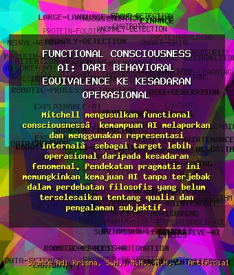 Functional Consciousness AI: Dari Behavioral Equivalence ke Kesadaran Operasional