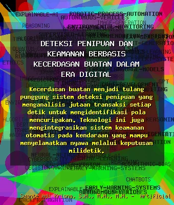 Deteksi Penipuan dan Keamanan Berbasis Kecerdasan Buatan dalam Era Digital