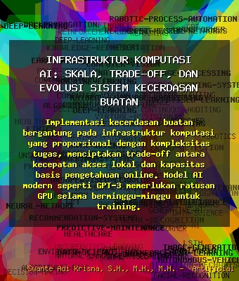Infrastruktur Komputasi AI: Skala, Trade-off, dan Evolusi Sistem Kecerdasan Buatan