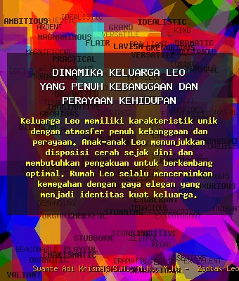 Dinamika Keluarga Leo yang Penuh Kebanggaan dan Perayaan Kehidupan 👨‍👩‍👧‍👦