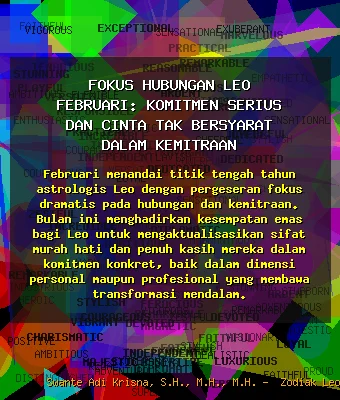 Fokus 💕 Hubungan Leo Februari: Komitmen Serius dan Cinta Tak Bersyarat dalam Kemitraan