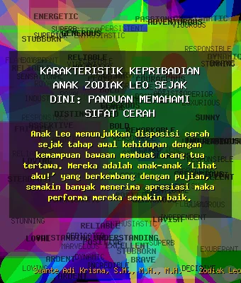 Karakteristik Kepribadian Anak Zodiak Leo 👶: Panduan Memahami Sifat Cerah