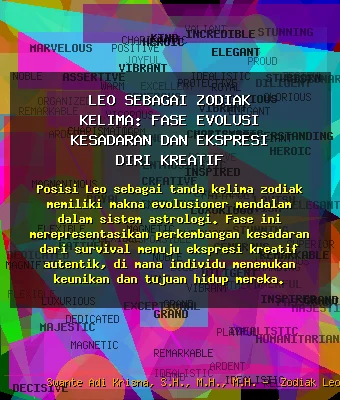 Leo sebagai Zodiak Kelima: Fase Evolusi Kesadaran 🧬 dan Ekspresi Diri Kreatif
