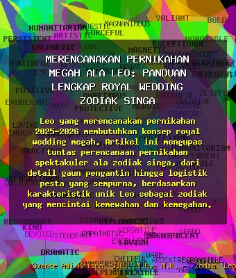 Merencanakan Pernikahan Megah ala Leo: Panduan Lengkap Royal Wedding 💒 Zodiak Singa