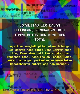 Loyalitas Leo dalam Hubungan: Kemurahan Hati Tanpa Batas 💖 dan Komitmen Total