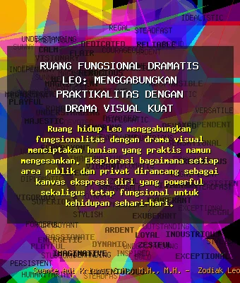 Ruang Fungsional Dramatis Leo: Menggabungkan Praktikalitas dengan Drama Visual ✨