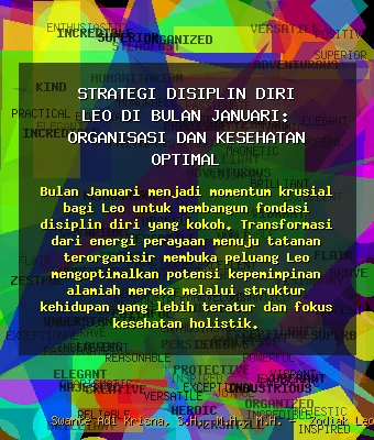 Strategi 📅 Disiplin Diri Leo di Bulan Januari: Organisasi dan Kesehatan Optimal
