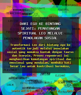 Dari 🌱 Ego ke Bintang Sejati: Pematangan Spiritual Leo Melalui Penolakan Sosial