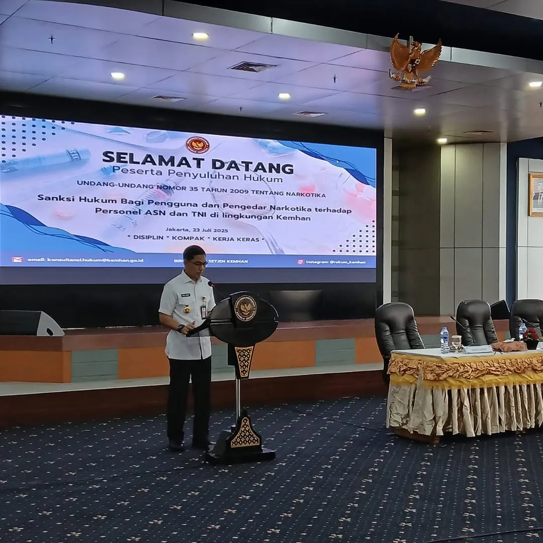 Kemhan Gencarkan Penyuluhan Anti-Narkotika untuk ASN dan TNI - Image 1