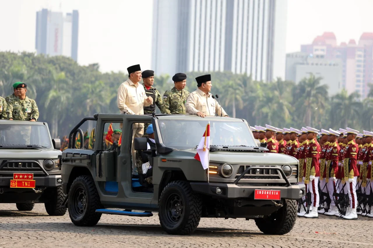 Presiden Prabowo Pimpin π Upacara Megah HUT TNI ke-80 di Monas Jakarta - Image 1