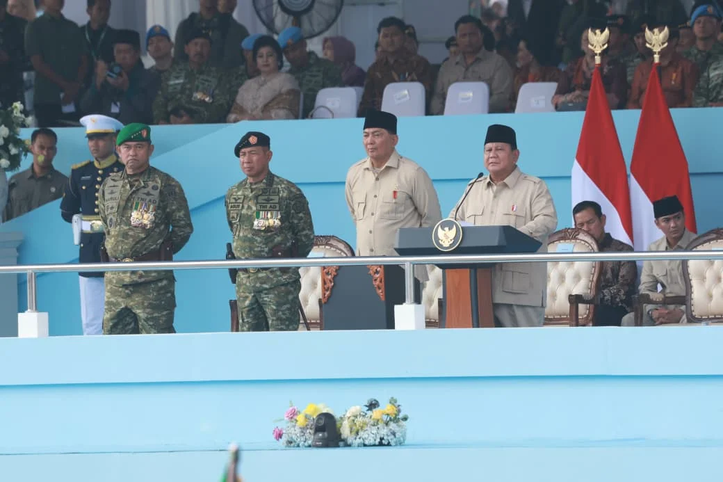 Presiden Prabowo Pimpin π Upacara Megah HUT TNI ke-80 di Monas Jakarta - Image 3
