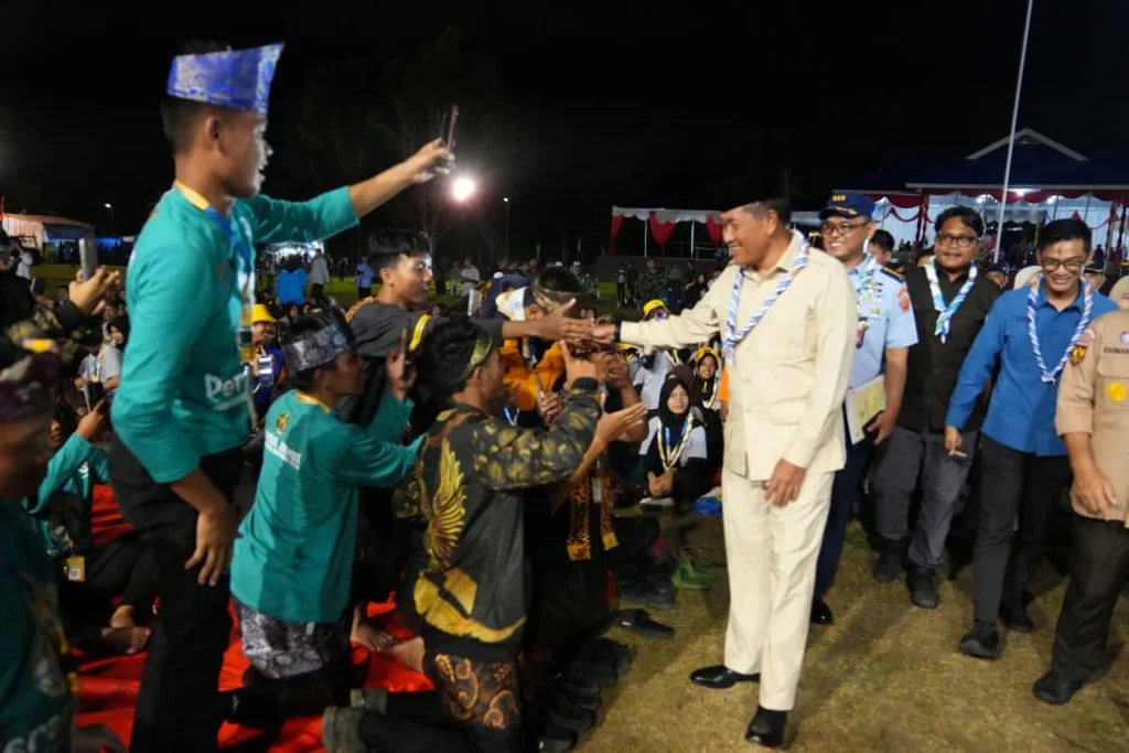 Wamenhan Bekali Semangat ⚔️ Bela Negara Pramuka Nasional Gorontalo - Image 2